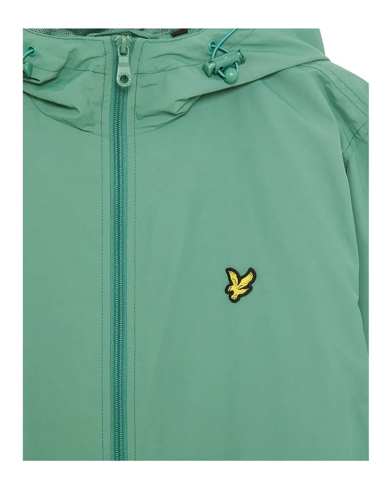 Lyle & Scott Jacke für Herren, mit Kapuze, Wasserbeständig (Agaven-Grün Grün