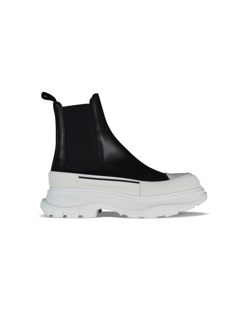 Alexander McQueen Stiefeletten Tread Slick Schwarz Schwarz