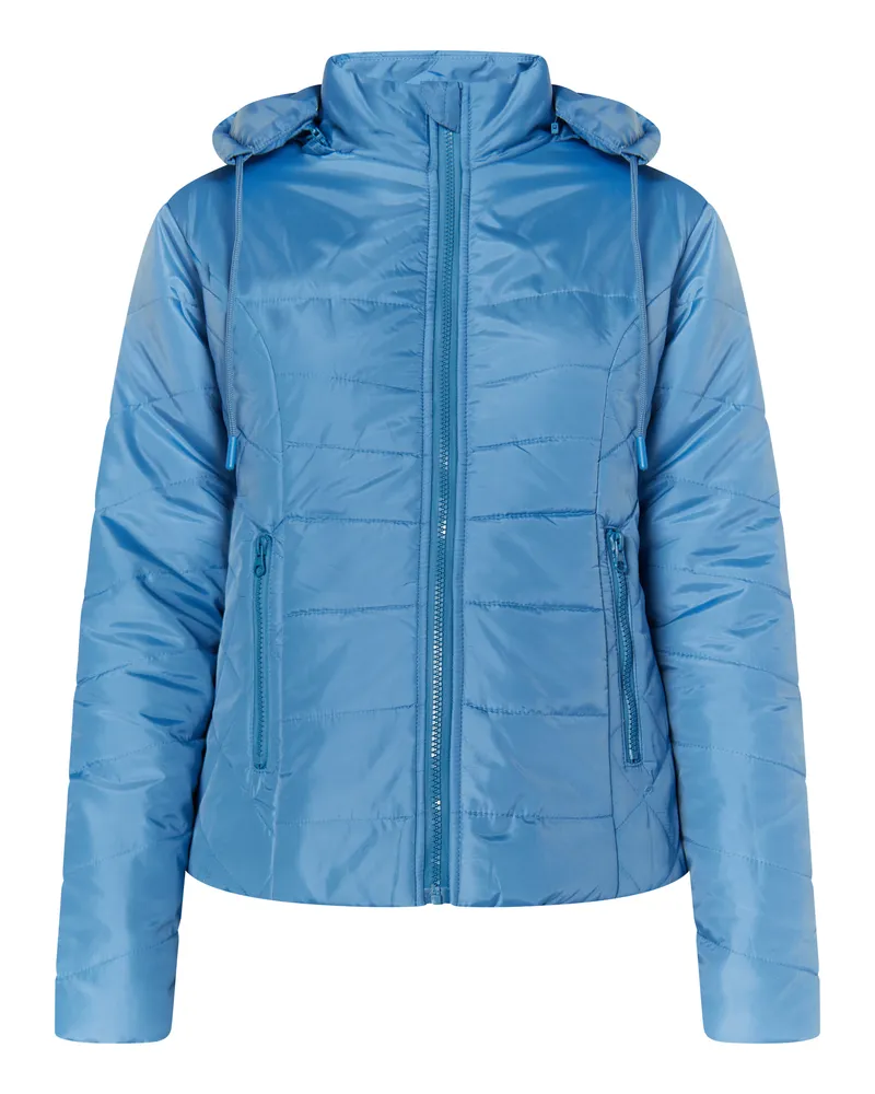 My Mo Leicht wattierte Jacke Damen Himmelblau Blau