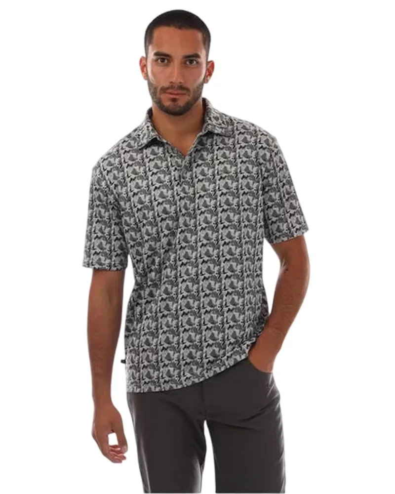 Farah 1920 Trawick" Poloshirt für Herren (Hafennebel Grau Monochrom