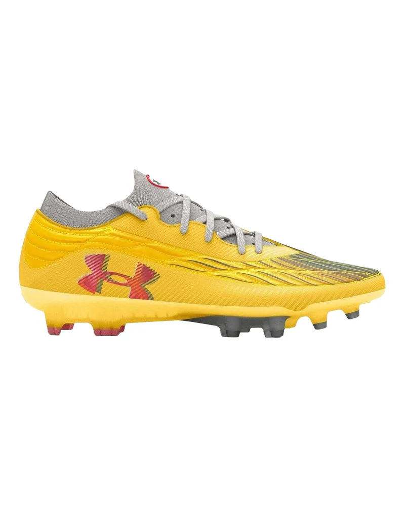 Under Armour Magnetico Elite 4" Fußballschuhe mit festem Boden für Herren (Gelb Gelb