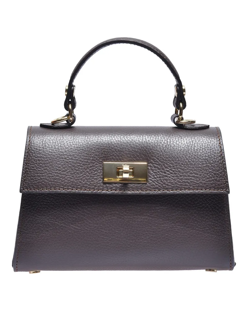 Isabella Rhea Kastanienbraun Rindsledertasche Dunkelbraun