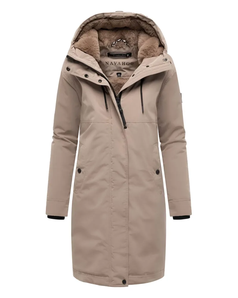 NAVAHOO Damen Winterparka Hageltanz – klassisch, warm & funktional Grau
