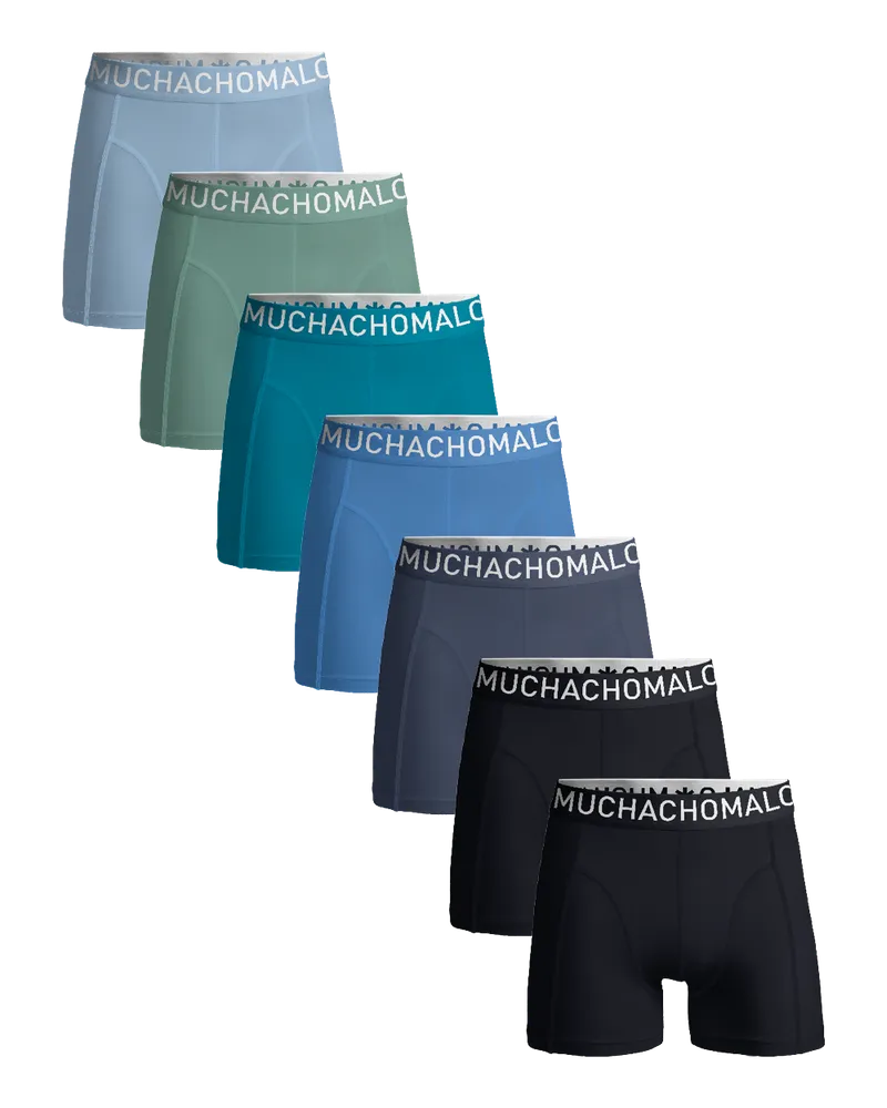 Muchachomalo Herren Boxer Shorts - 7er Pack - Herren Unterwäsche Mehrfarbig