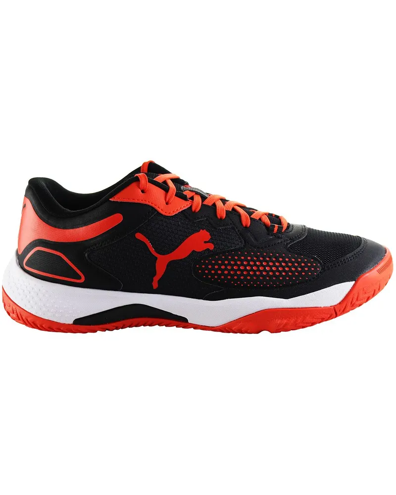 Puma Solarcourt RTC Mens Black Padel Schuhe Schwarz