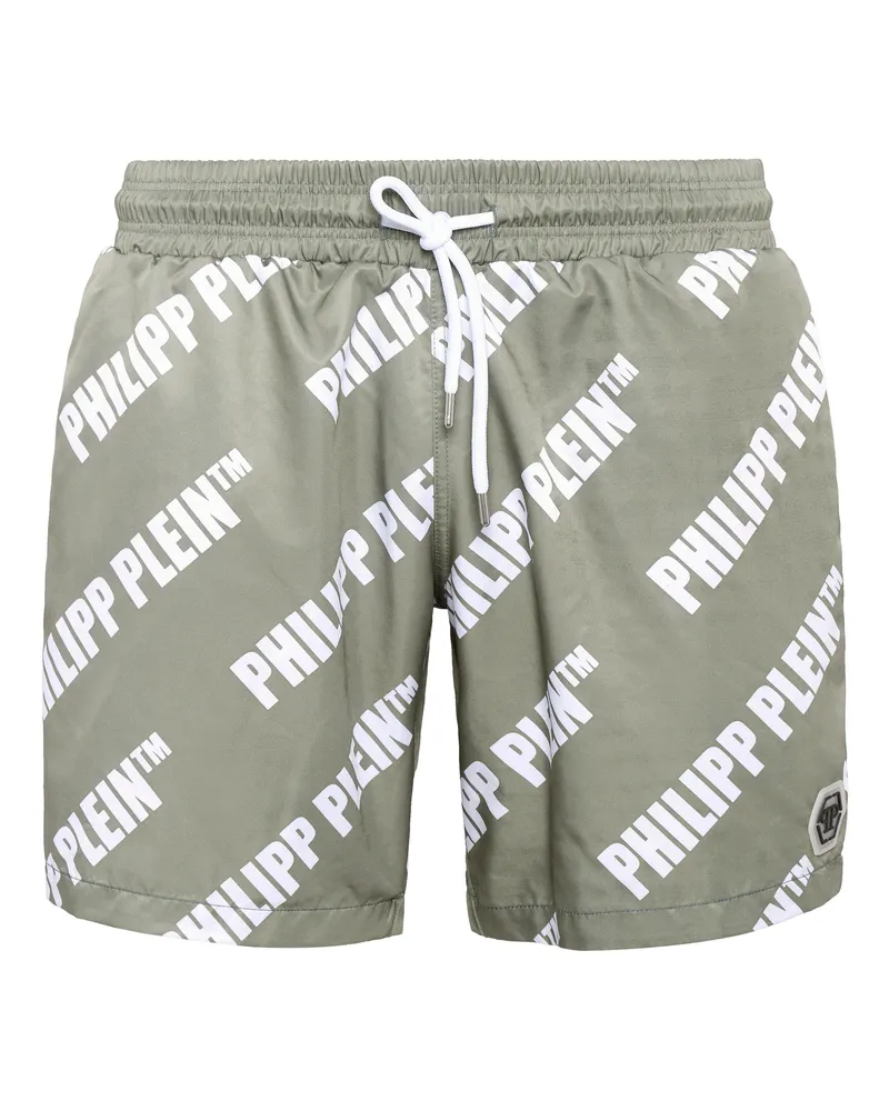 Philipp Plein Badehose Braun