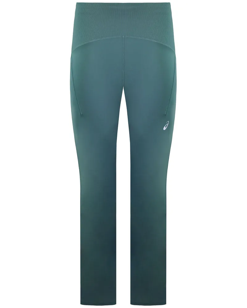 Asics Road Winter Damen Teal Leggings Petrol