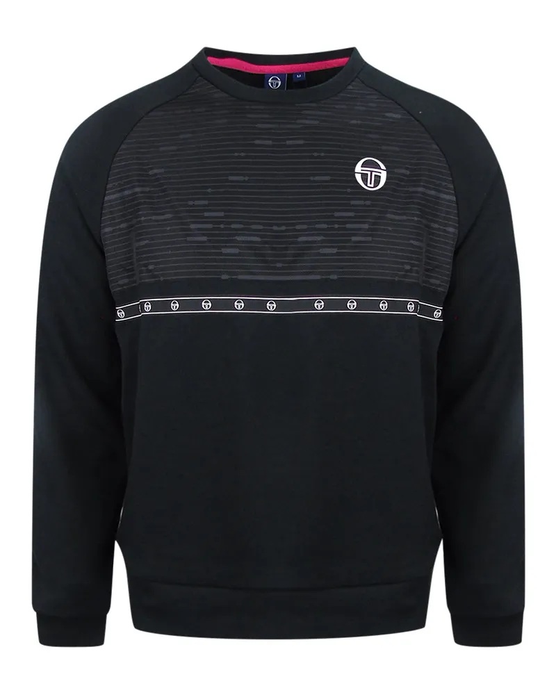 Sergio Tacchini Schwarzer Cass Pullover Schwarz