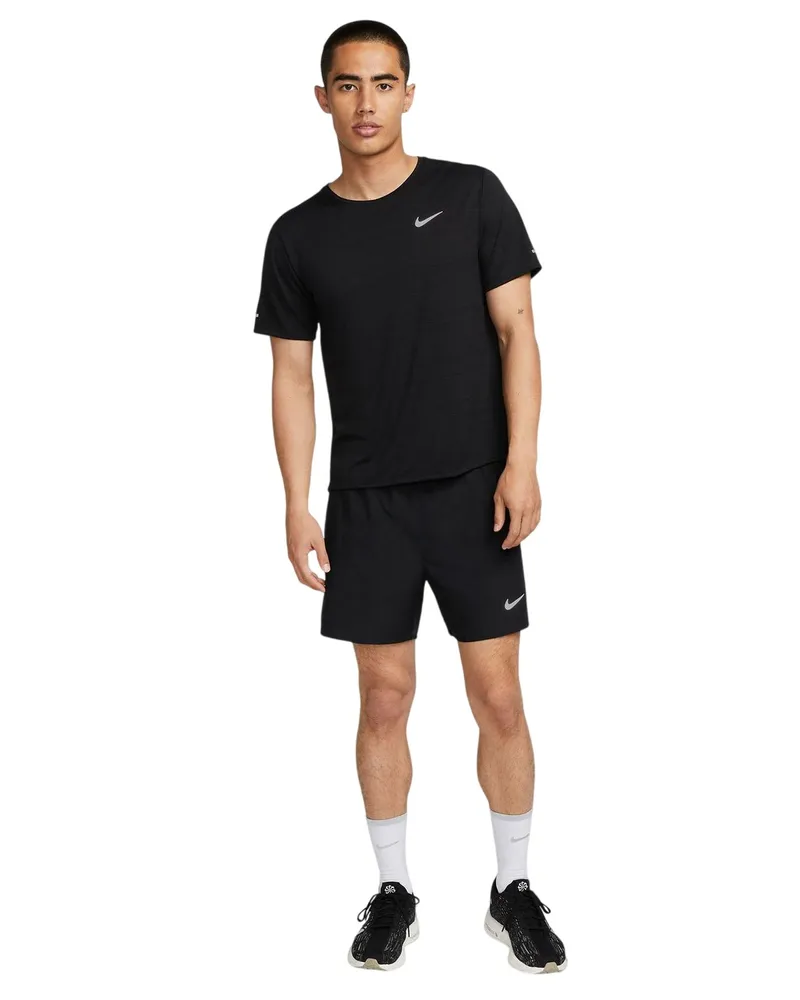 Nike Challenge" Laufshorts für Herren (Schwarz/Grau Schwarz