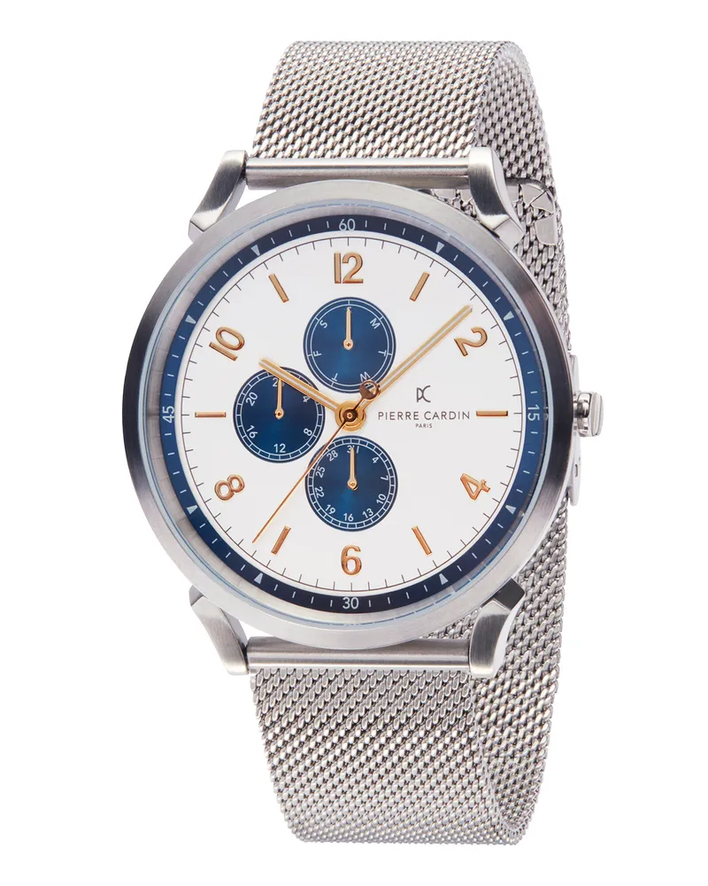 Pierre Cardin Pigalle Nine Silber Herren Armbanduhr CPI.2032 Silber