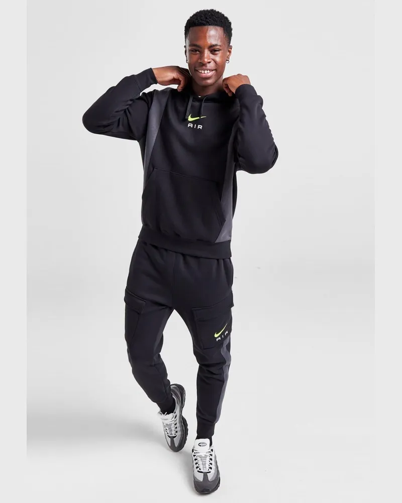 Nike Herren-Panel-Trainingsanzug in Schwarz Schwarz