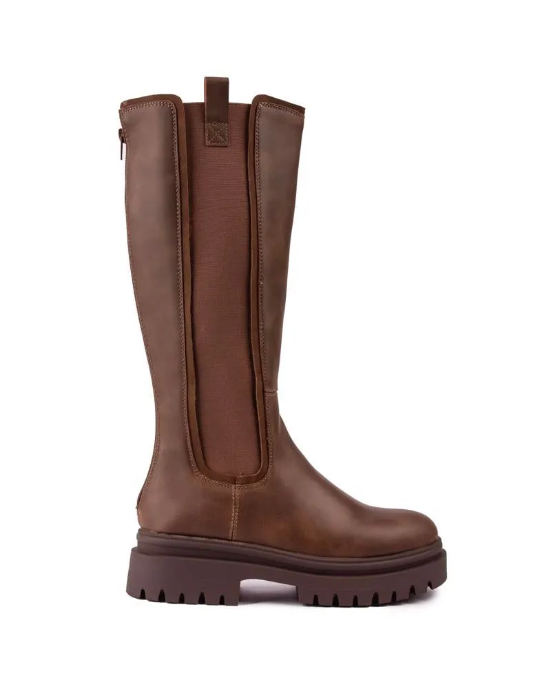 Rocket Dog Drea Langschaftstiefel Womens Braun