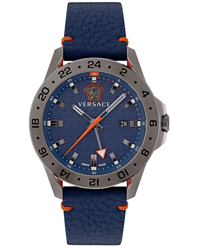 Versace Sport Tech Herren Blau Uhr VE2W00222 Blau