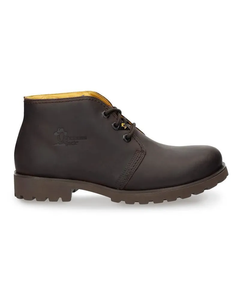Panama Jack C2 Herren Brauner Stiefel, wasserdichte Havana Joe Schnür-Chukka-Stiefeletten Braun