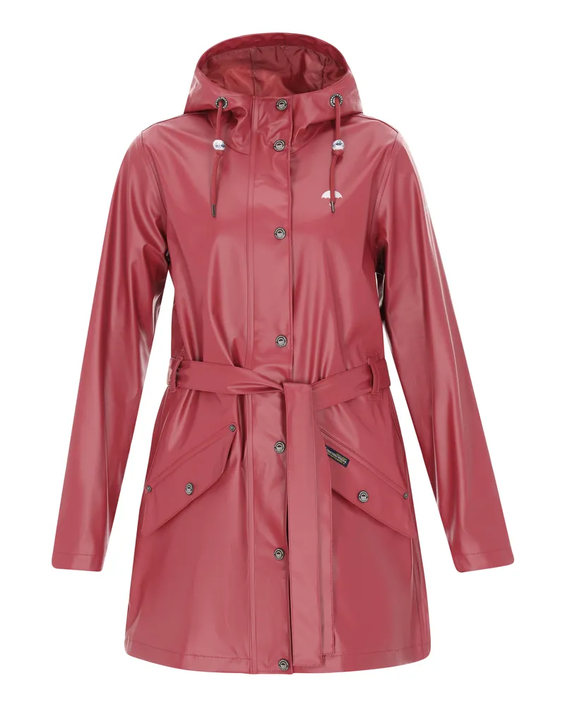Schmuddelwedda Mantel Frauen Burgund Bordeaux
