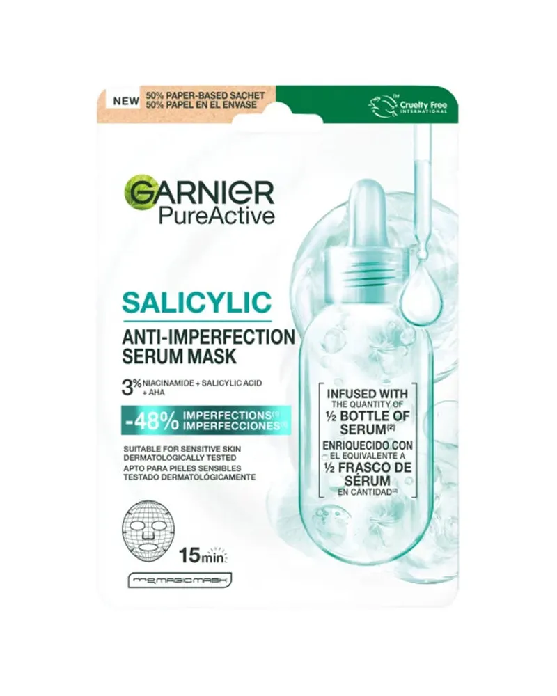Garnier Reines Aktives Salicylsäure Anti-Unreinheiten Serum-Maske 