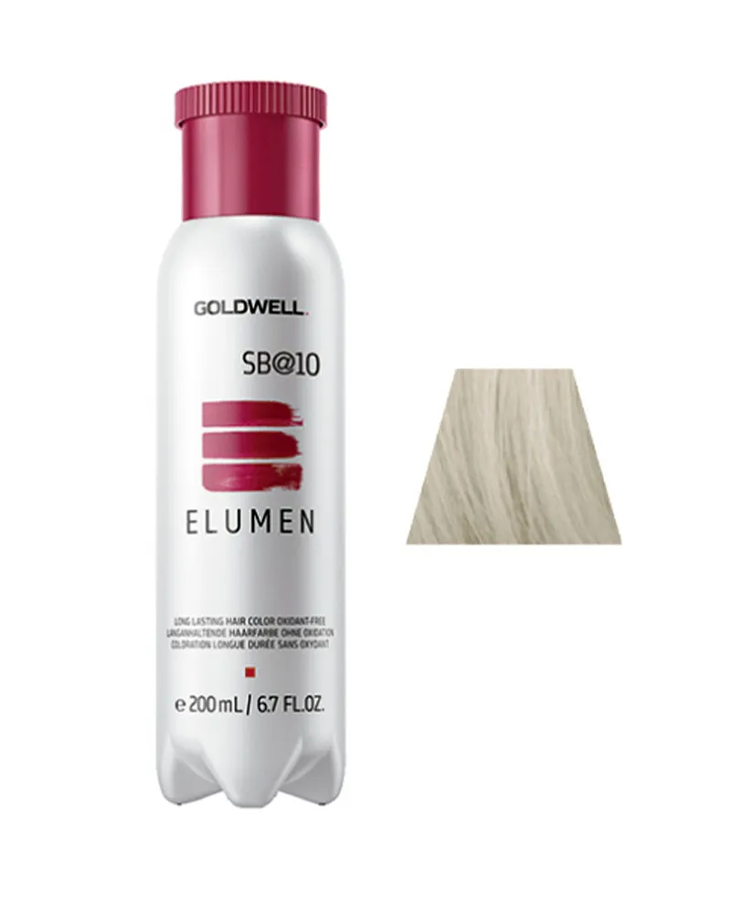 Goldwell Elumen Long Lasting Hair Color Oxidant Free #sb@10 200 ml 