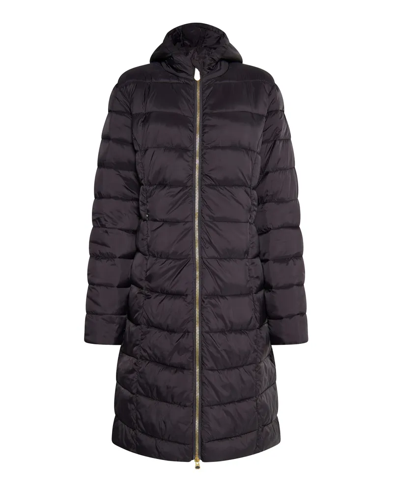 FAINA Kurzmantel Damen schwarz Schwarz