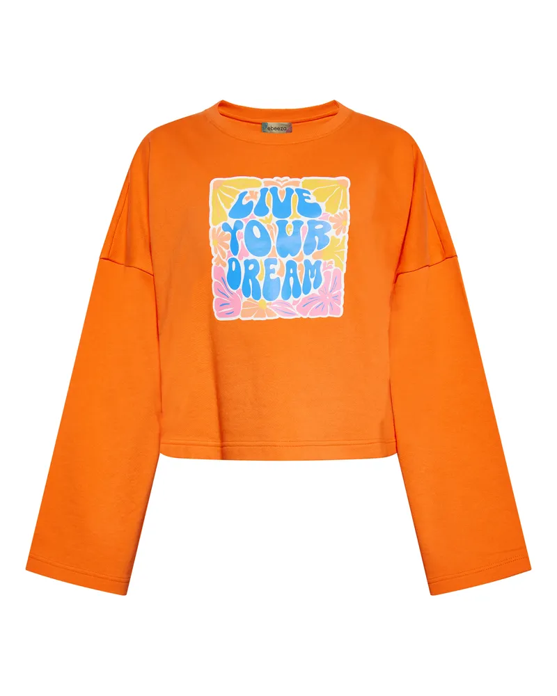 My Mo Sweatshirt - Orange Orange