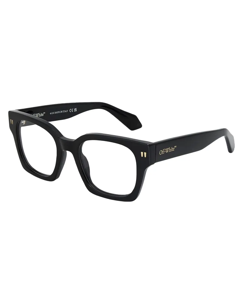 OFF-WHITE Off White - "Style 7u" Sonnenbrille für Herren (Schwarz Schwarz