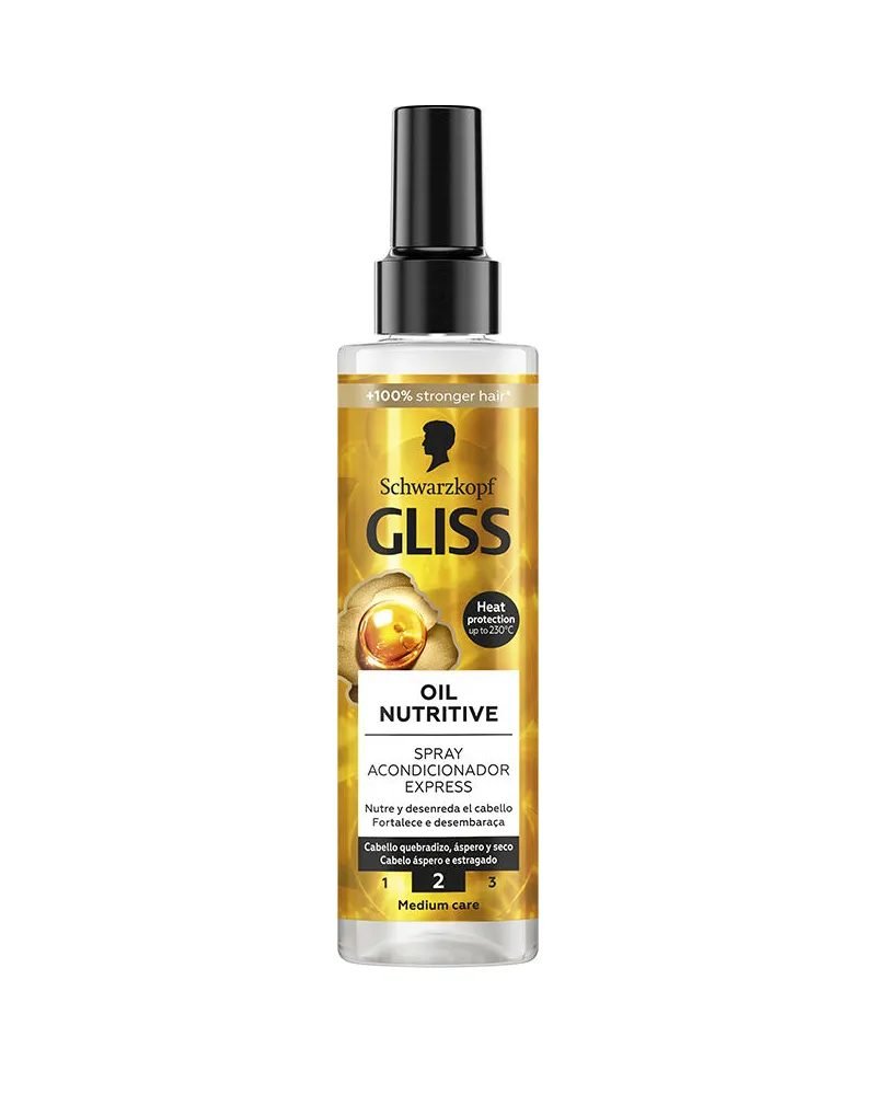 Schwarzkopf Gliss Oil Nutritive Conditioner Spray 200 ml 