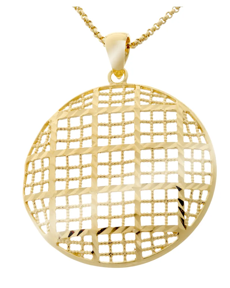 Orphelia Damen-Kette aus 925er Sterlingsilber mit Anhänger – Gold ZK-7189/G Gold