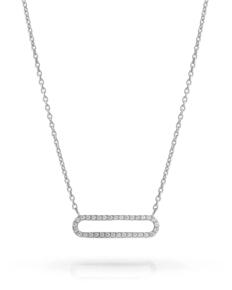 Orphelia Charm' Halskette für Damen aus 925er Sterlingsilber – Silber ZK-7563 Silber
