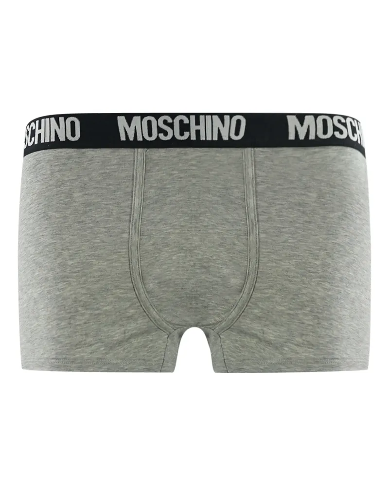 Moschino Graue Boxershorts Grau