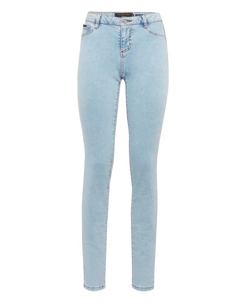 Philipp Plein Jeggings Hellblau