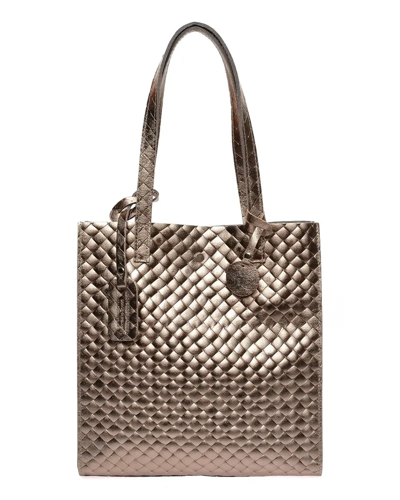 Anna Luchini Bronze Rindsledertasche Bronze