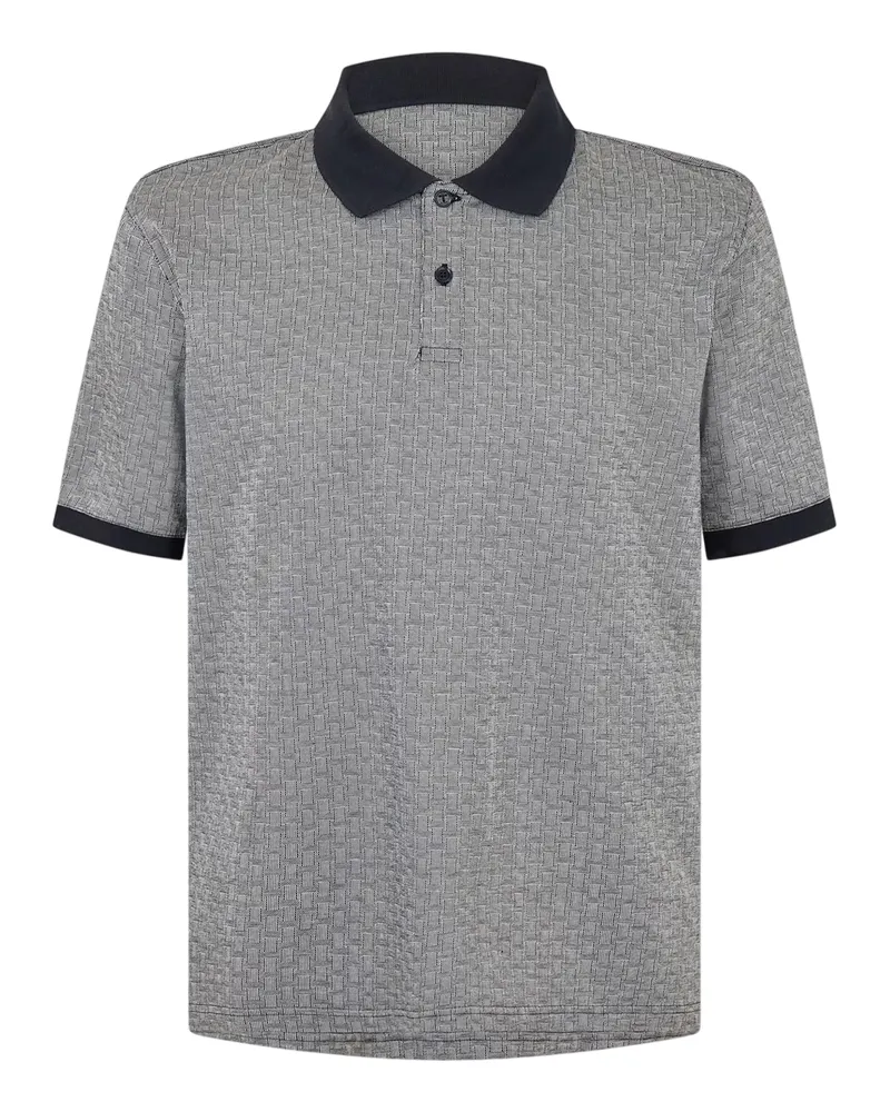 Ted Baker Poloshirt für Herren, Regulär (Grau/Marine Grau