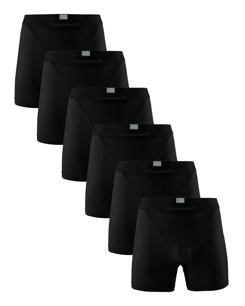 Muchachomalo Herren Boxer Shorts - 6er Pack - Herren Unterwäsche Mehrfarbig