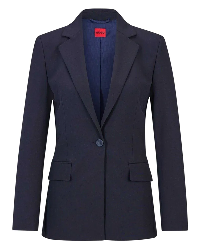 HUGO BOSS Anzugjacke für Damen, Reverskragen, Regulär (Dunkelblau Blau