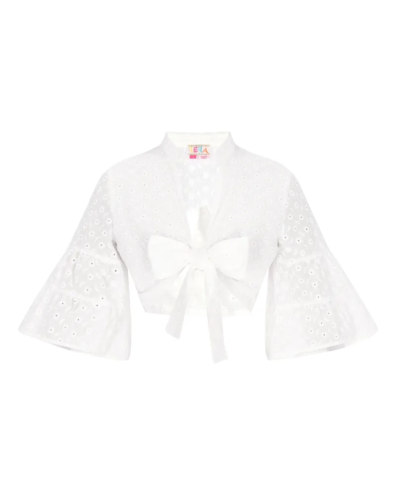 IZIA Bluse Frauen Weiß Weiß