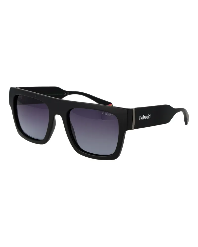 Polaroid Schwarze Kunststoffsonnenbrille Schwarz