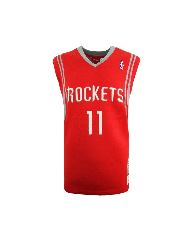 Mitchell & Ness X Clot Houston Rockets Yao Ming Swingman Trikot Rot