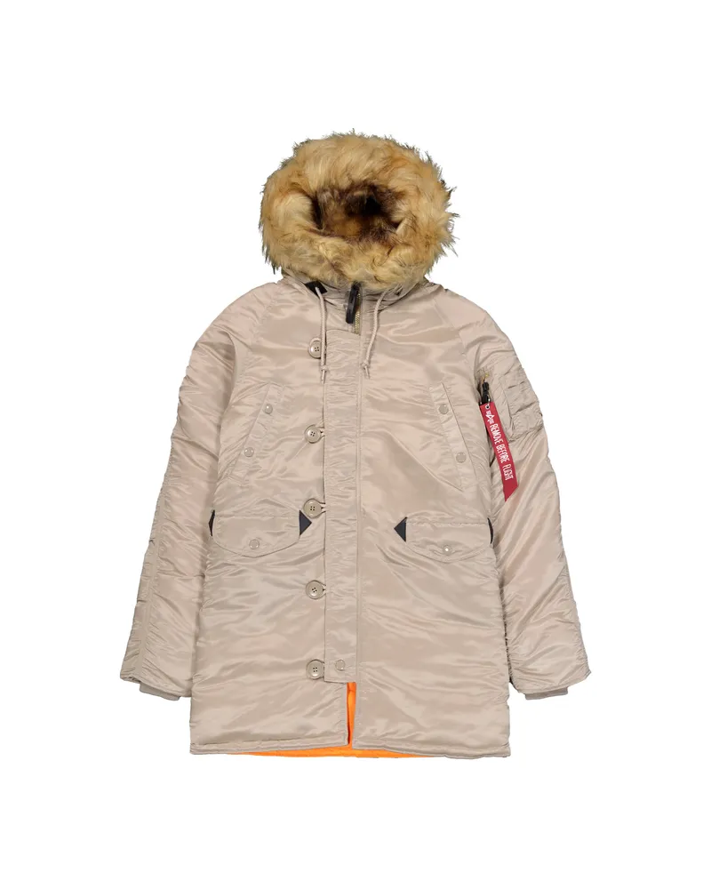 Alpha Industries N-3B VF 59 Winter Jacket Women Sand