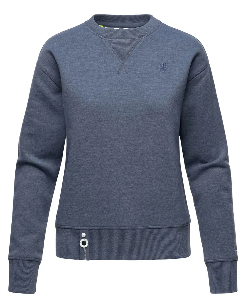 NAVAHOO Damen Hoodie Zuckerschnecke – Kuschelig & Stylisch Blau