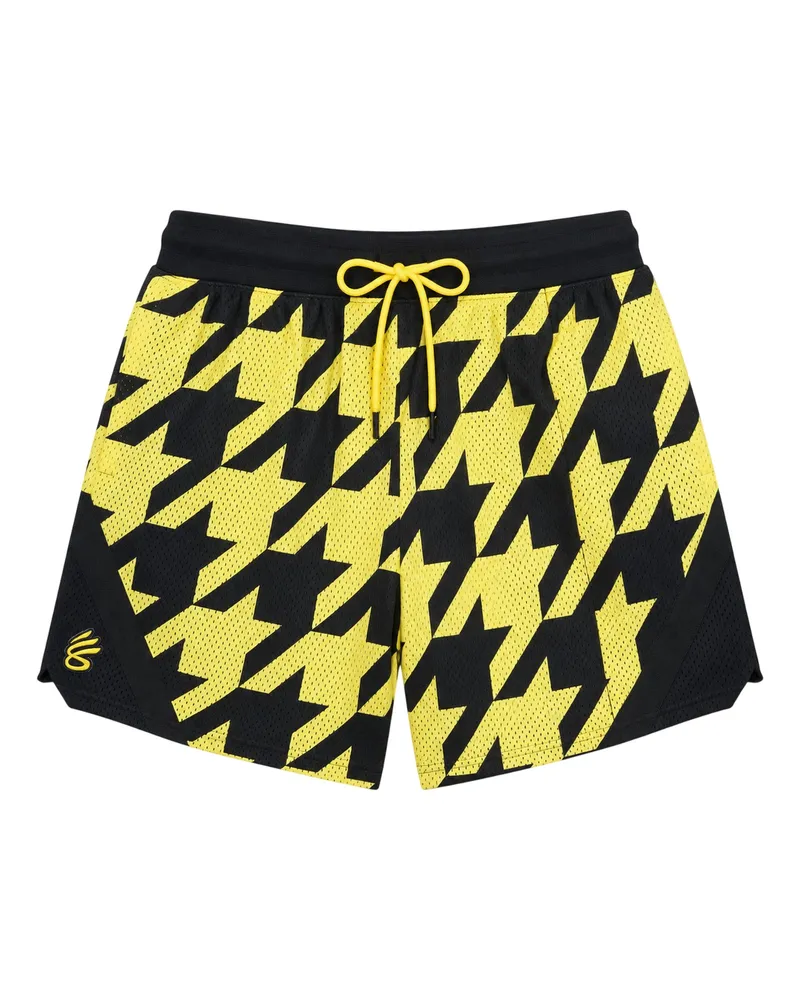 Under Armour Curry" Basketball-Shorts für Herren (Schwarz Schwarz