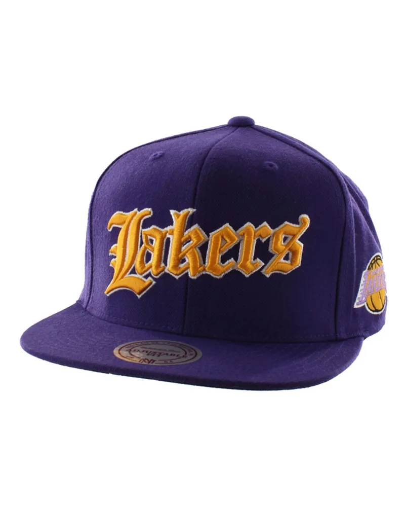 Mitchell & Ness Los Angeles Lakers Herren Cap Lila