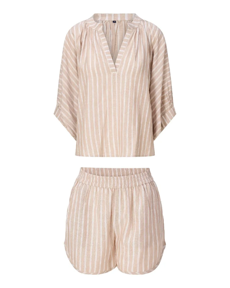 LingaDore Top & shorts Beige