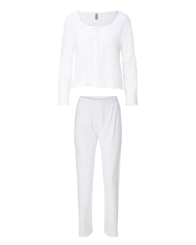 LingaDore Top & Hose Wollweiß