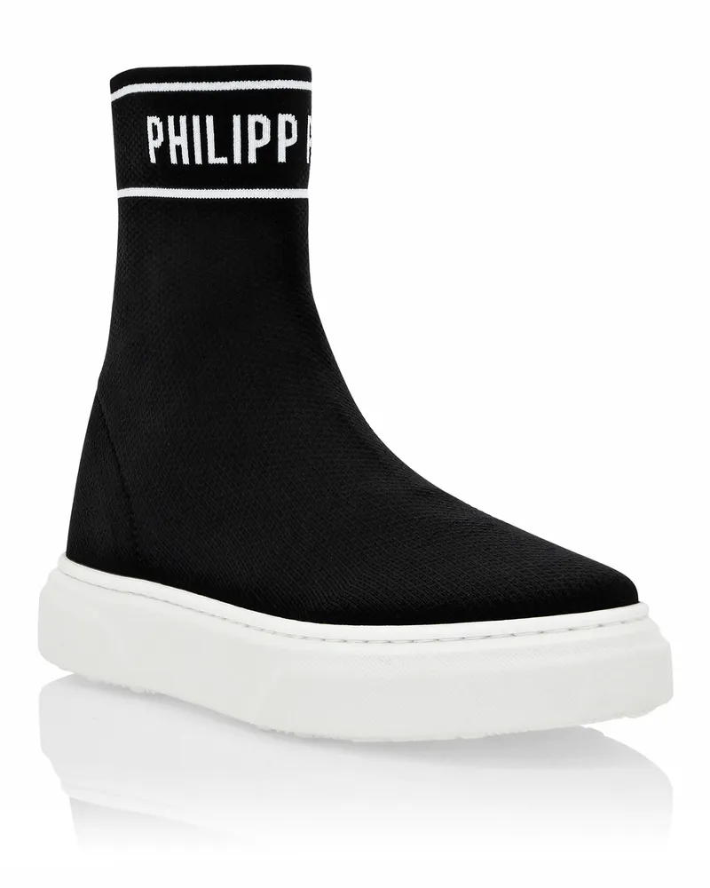 Philipp Plein Läufer Sneaker Schwarz
