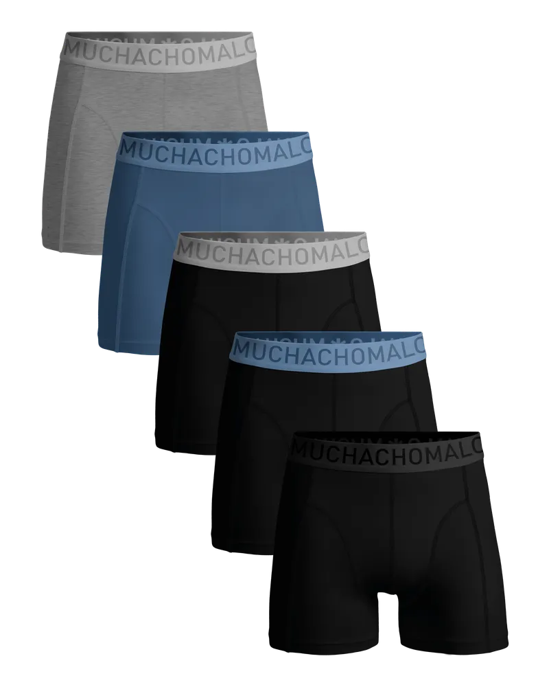 Muchachomalo Herren Boxer Shorts - 5er Pack - Herren Unterwäsche Mehrfarbig