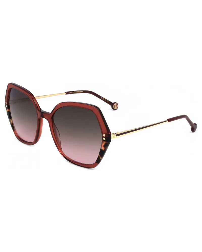 Carolina Herrera New York HER0185-S-YDC-55 Sonnenbrille HER0185 55 S YDC - Dunkelrot Dunkelrot