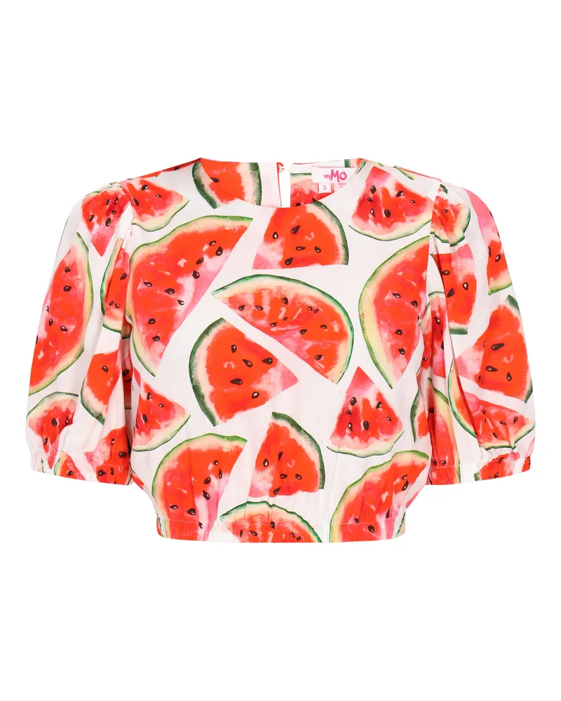 My Mo Bluse Frauen rot mehrfarbig Rot