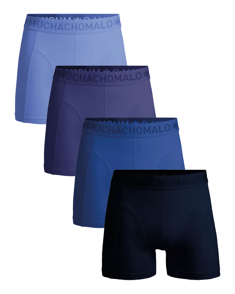 Muchachomalo 4er-Pack Boxershorts für Herren - Mehrfarbig Mehrfarbig