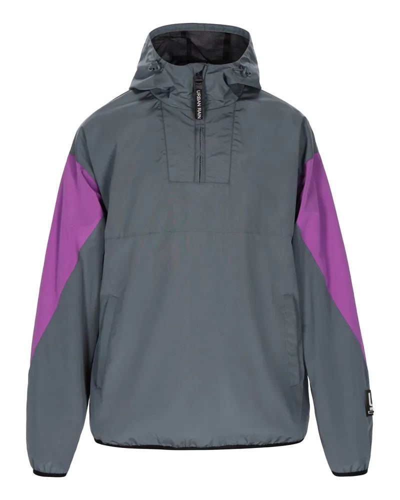 Schmuddelwedda Blouson Herren Graublau Colorblock Grau