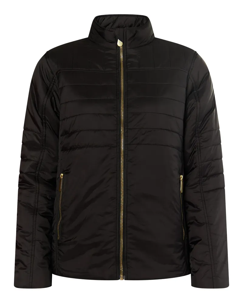 FAINA leichte Steppjacke Damen schwarz Schwarz