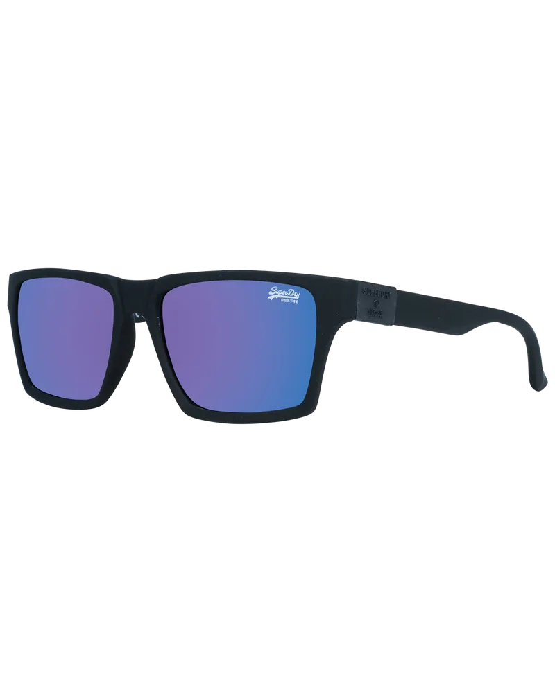 Superdry. Lunettes de soleil polarisÃ©es  Disruptive SDS 127P noir caoutchoutÃ© bleu dÃ©gradÃ Schwarz